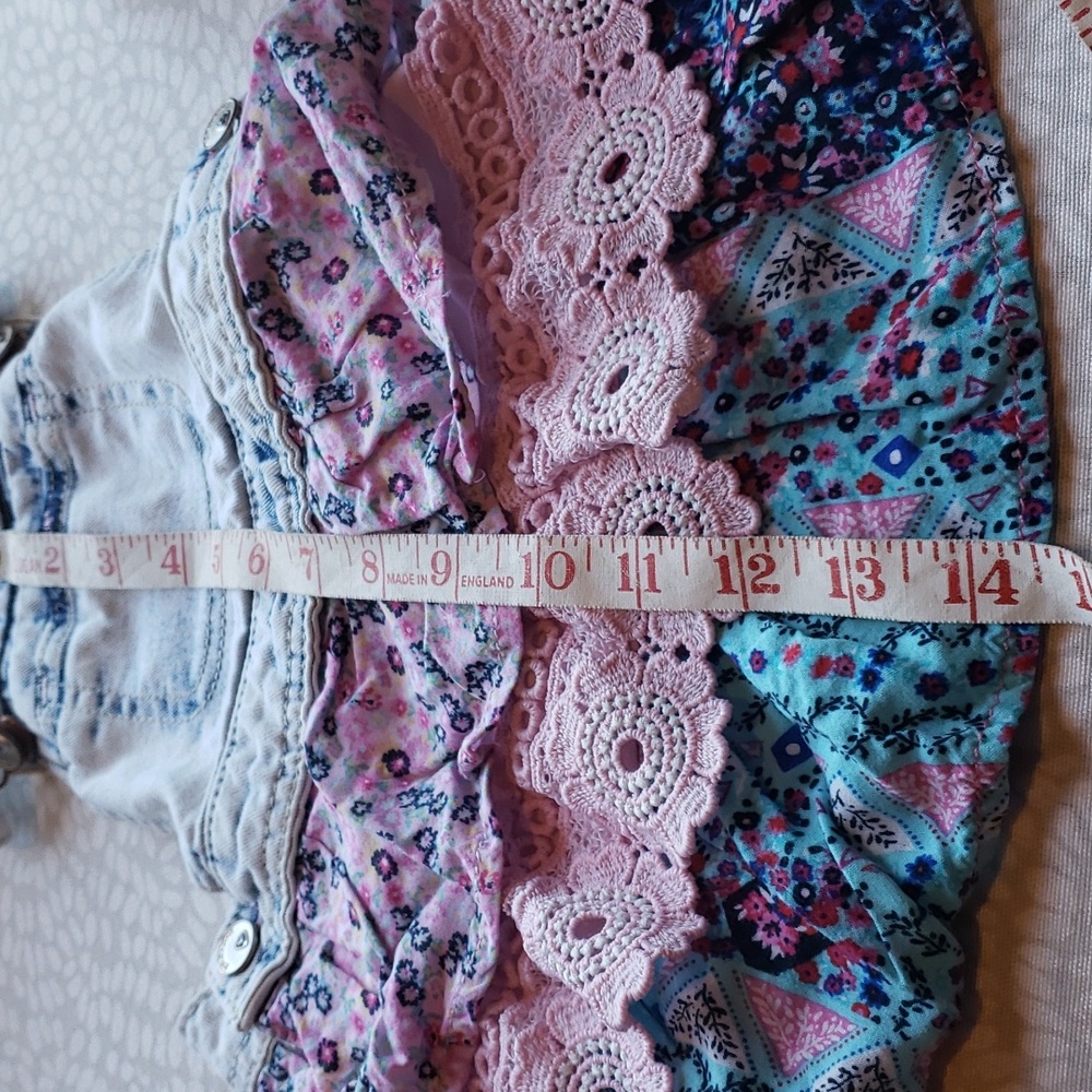 Jordache Toddler Girls Denim Lace Overall Dress Size 2T - $5 Add-on - Picture 8 of 8